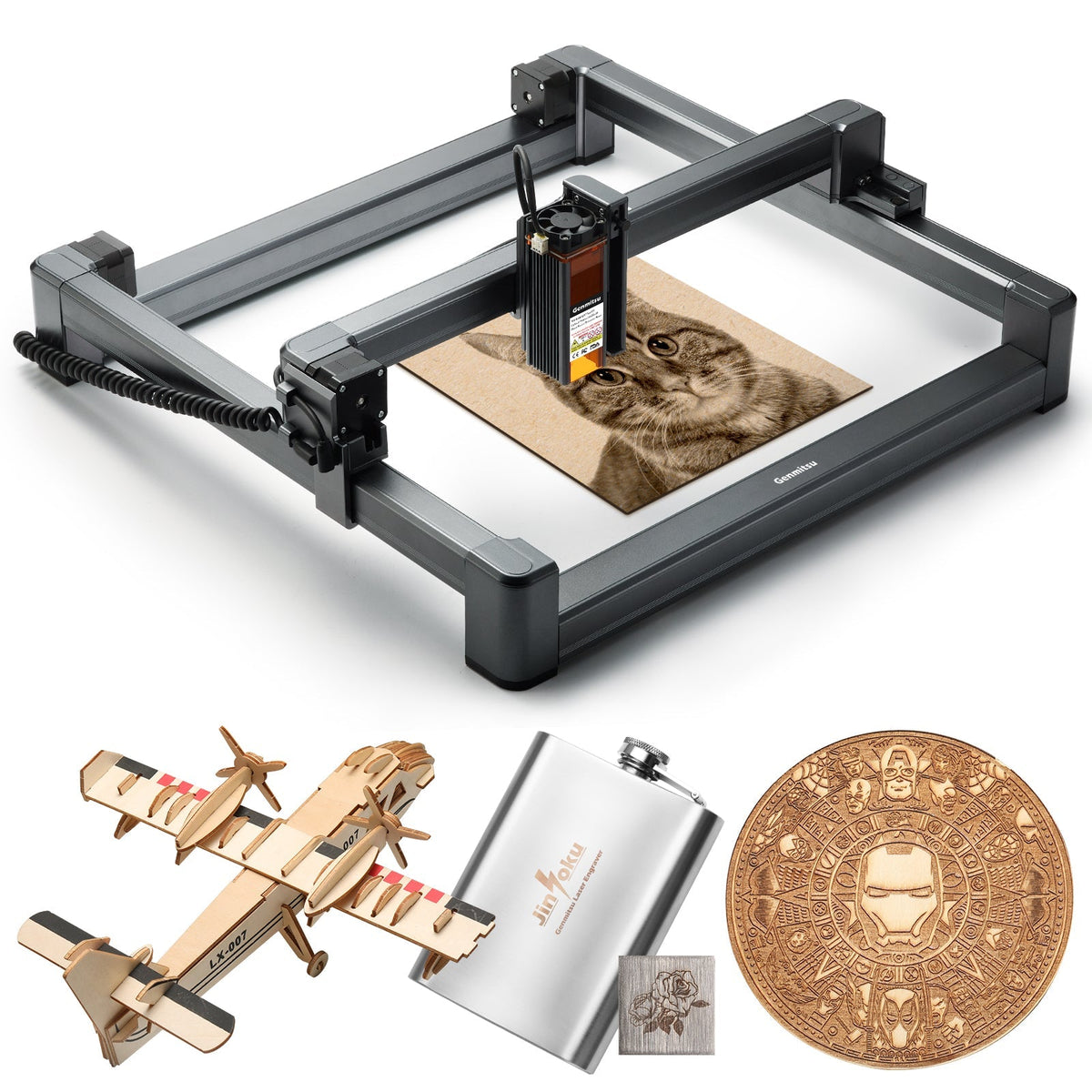 Jinsoku LC-40 laser engraver with wireless control