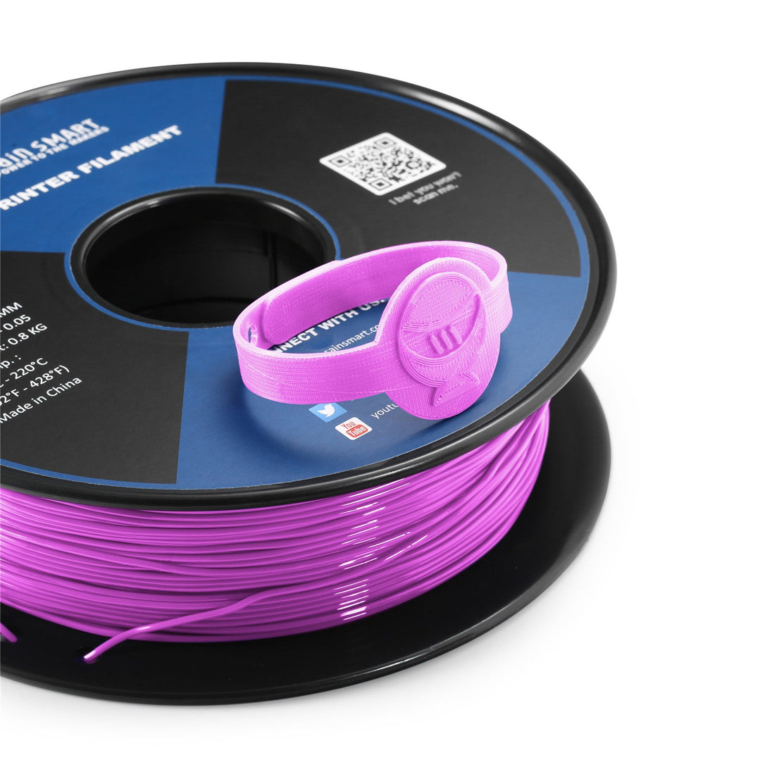Neon color TPU filament bundle, 1.75mm