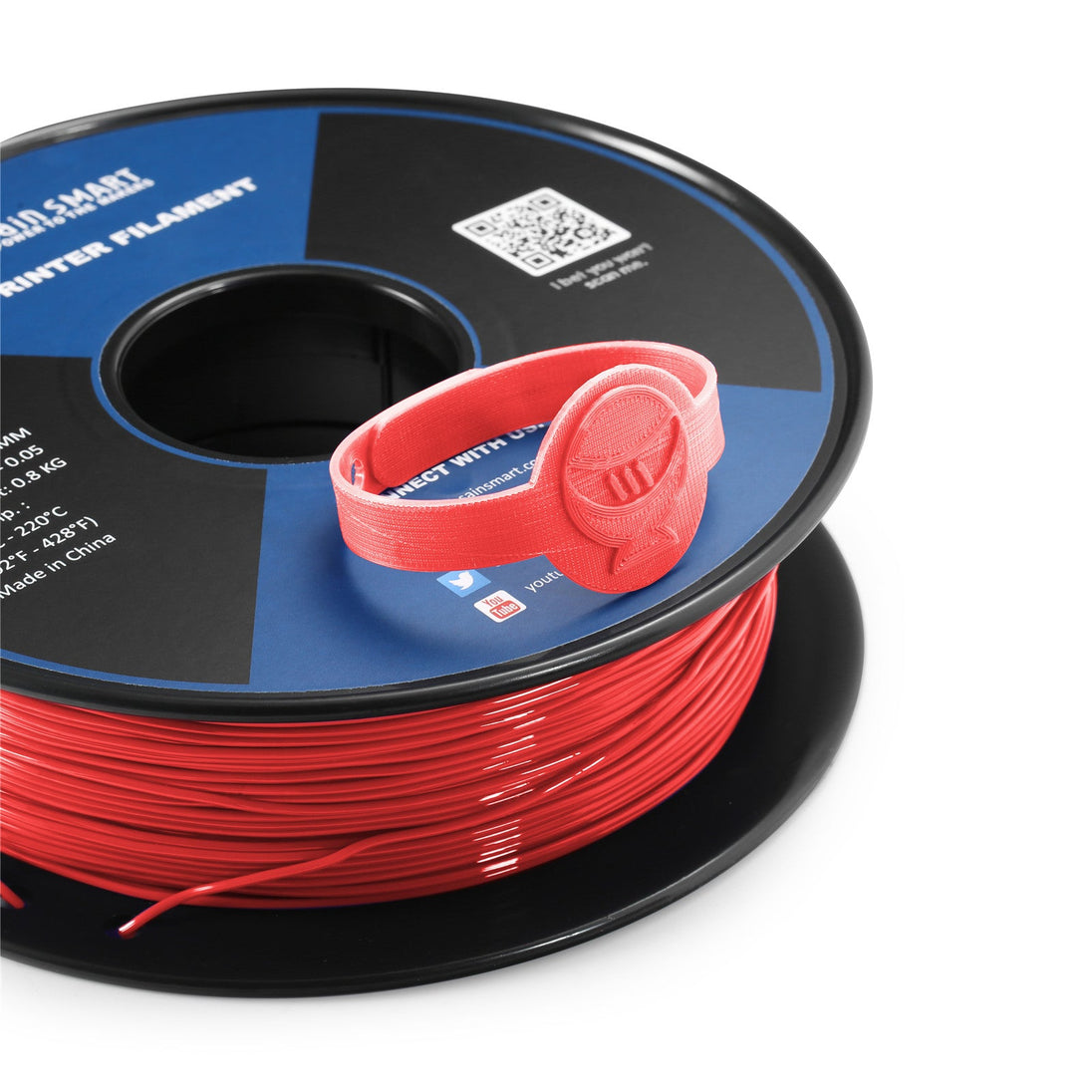 Neon color TPU filament bundle, 1.75mm