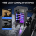 L8 laser engraver machine, 20W/40W, air assist, Lightburn camera