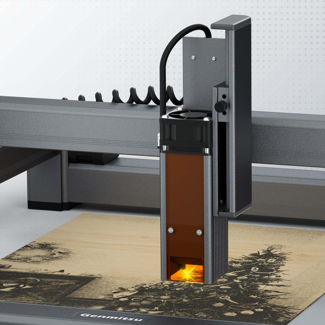 Jinsoku LC-40 laser engraver with wireless control
