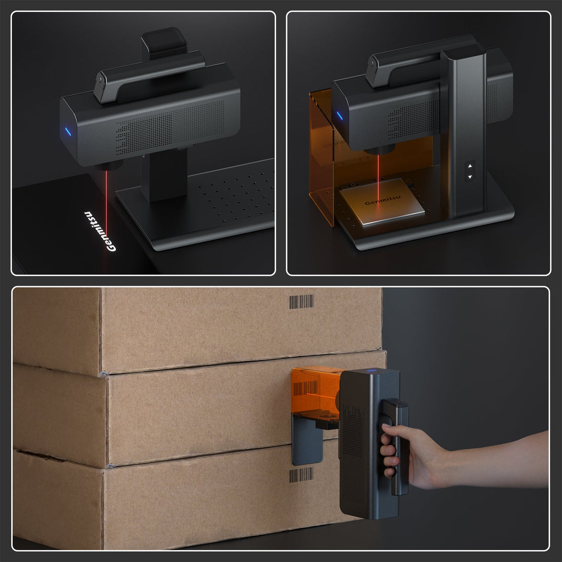 Z5-1 fiber laser machine, 4K marking resolution