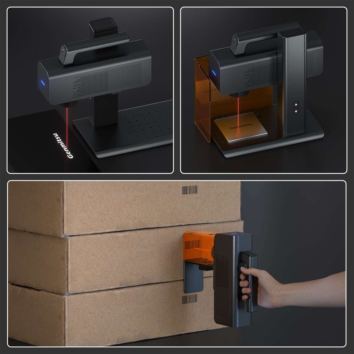 Z5-1 fiber laser machine, open box