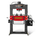 MechMaxx 100 Ton H-Frame Electric Hydraulic Shop Press with Hand Winch, 110V Motor, Fully Welded Steel Frame, Safety Guard, HSP100E
