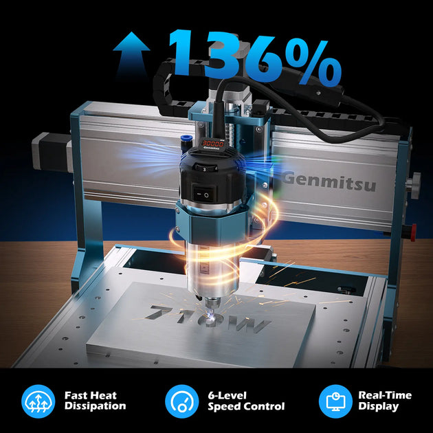 3030-PROVer Ultra desktop CNC router for metalworking
