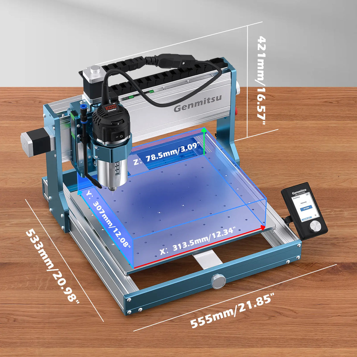 3030-PROVer Ultra desktop CNC router for metalworking