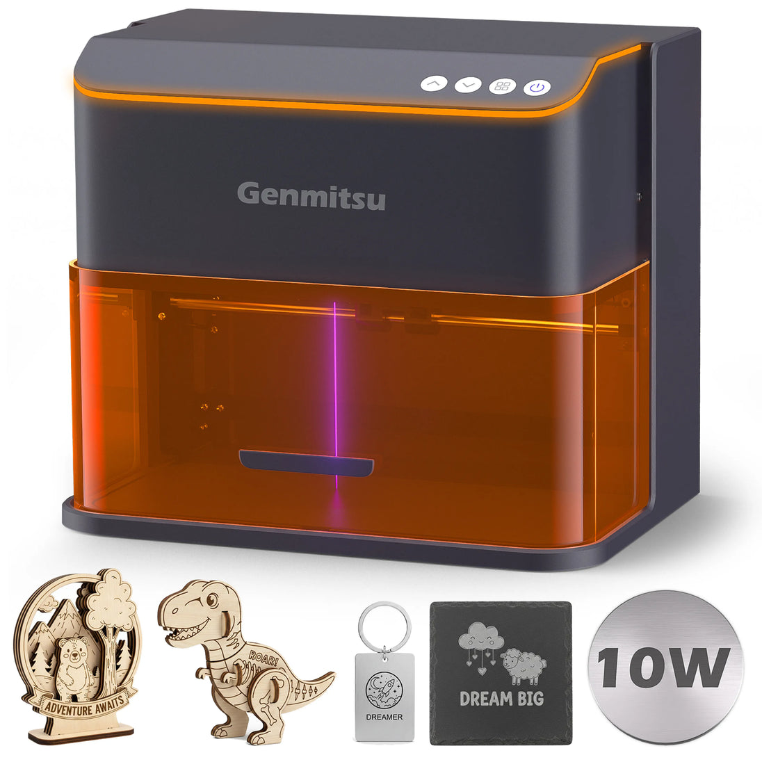 Kintix hybrid galvo laser engraver, enclosed