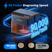 Kintix hybrid galvo laser engraver, enclosed
