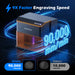 Kintix hybrid galvo laser engraver, enclosed