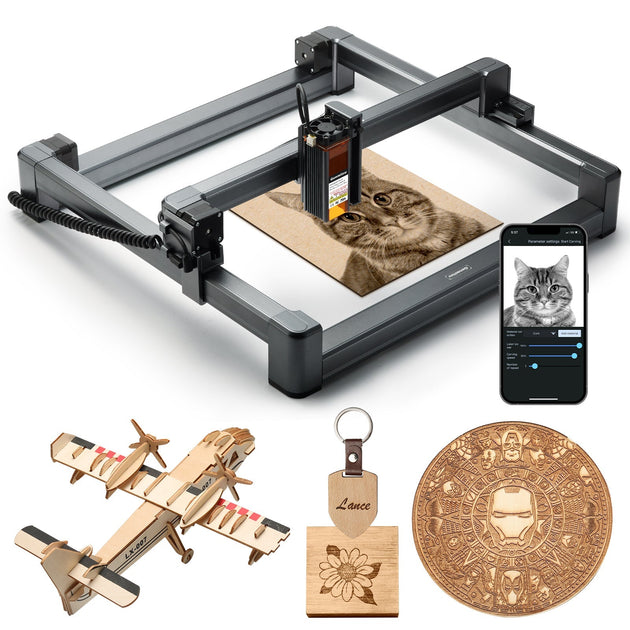 Jinsoku LC-40 laser engraver with wireless control