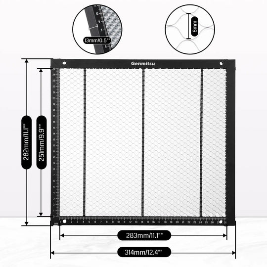 Honeycomb laser bed for Kortek laser engraver and cutter