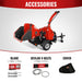 MechMaxx 7-inch hydraulic-feed wood chipper Honda GX690 DCH7