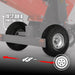 MechMaxx 6-inch wood chipper wheels and taillights