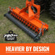 MechMaxx 84" Heavy Duty Soil Pulverizer, Single Spiked Roller, 29 Shanks, Category 1 and 2, 3 Point Hitch Tractor Attachment, TSP84 - view 3