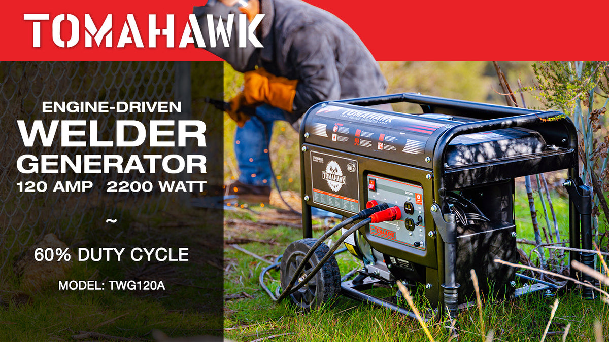120 Amp Engine Driven Welder Generator 2200 Watt 7 HP Gas Powered - view 3