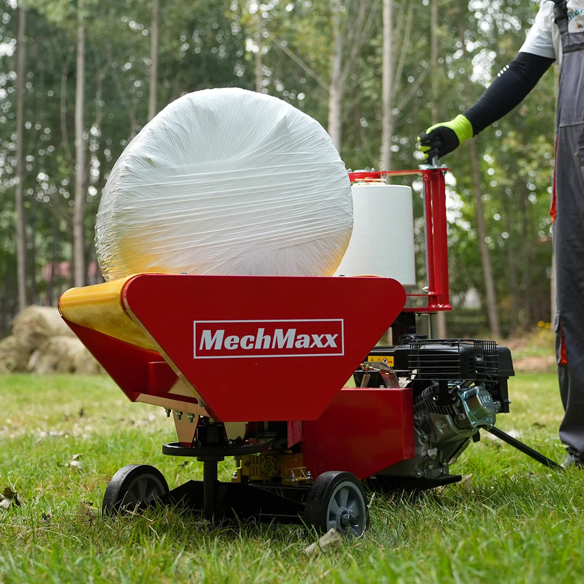 MechMaxx 7HP 212cc Gasoline Engine Powered Bale Wrapper, 20 inch Wrapping Diameter, HW20 - view 8