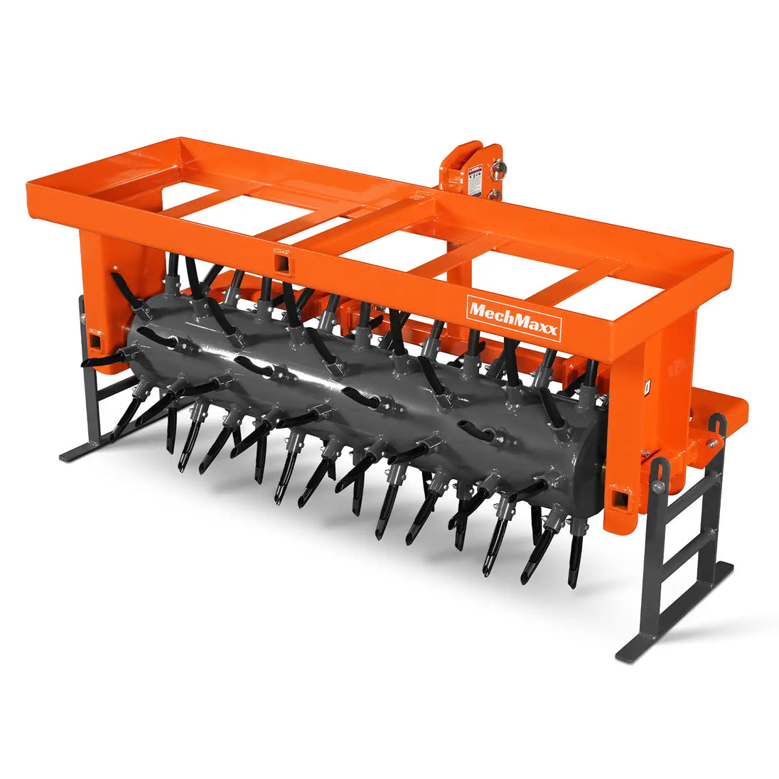 MechMaxx 50" 3 Point Drum Filled Plug Aerator Fits Cat 1 And 2 Tractors, DLA50
