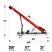 MechMaxx Heavy Duty Conveyor, 9HP 270cc Gasoline Powered Max. 180" Lift Height, 276'' Length, 19.7" Width, HC2320 - view 4