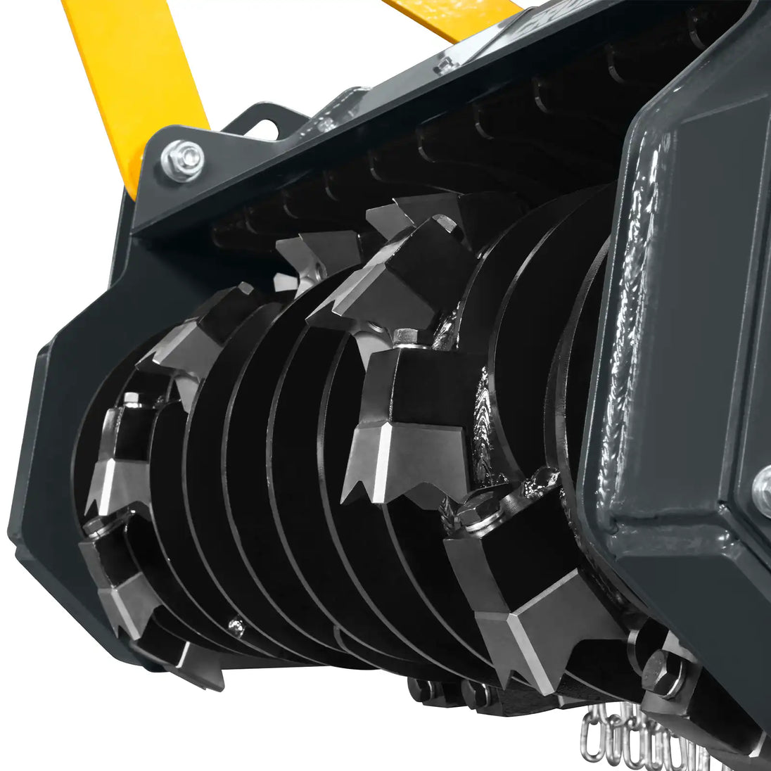 MechMaxx 37" Drum Forestry Mulcher — Mini Skid Steer Attachment
