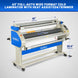 MechMaxx 67" Wide Format Full Auto Cold & Heat Assisted Pneumatic Laminator Machine with 4 Trimmers, Max Speed 52.5 ft/min, 63" Max Laminating Width, 1.1" Max Thickness, Infrared Heating, Digital Control (Requires Air Compressor, Not Included)-1700-A3 - view 2