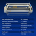 MechMaxx 67" Wide Format Full Auto Cold & Heat Assisted Pneumatic Laminator Machine with 4 Trimmers, Max Speed 52.5 ft/min, 63" Max Laminating Width, 1.1" Max Thickness, Infrared Heating, Digital Control (Requires Air Compressor, Not Included)-1700-A3 - view 7