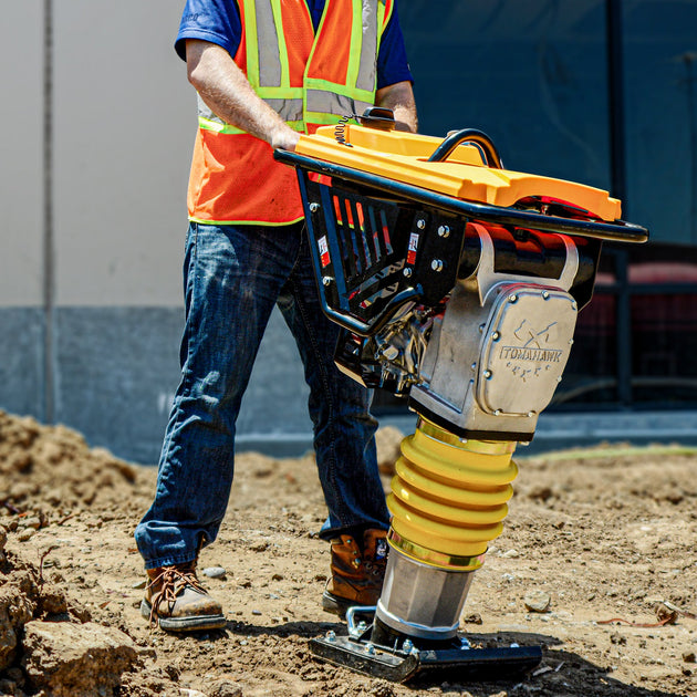 3.6HP Honda Vibratory Rammer Jumping Jack Tamper with Honda GXR120 Engine Impact Force 3,550 lbs/ft - view 2