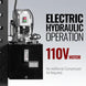 MechMaxx 75 Ton H-Frame Electric Hydraulic Shop Press with Hand Winch, 110V Motor, Fully Welded Steel Frame, Safety Guard, HSP75E - view 6