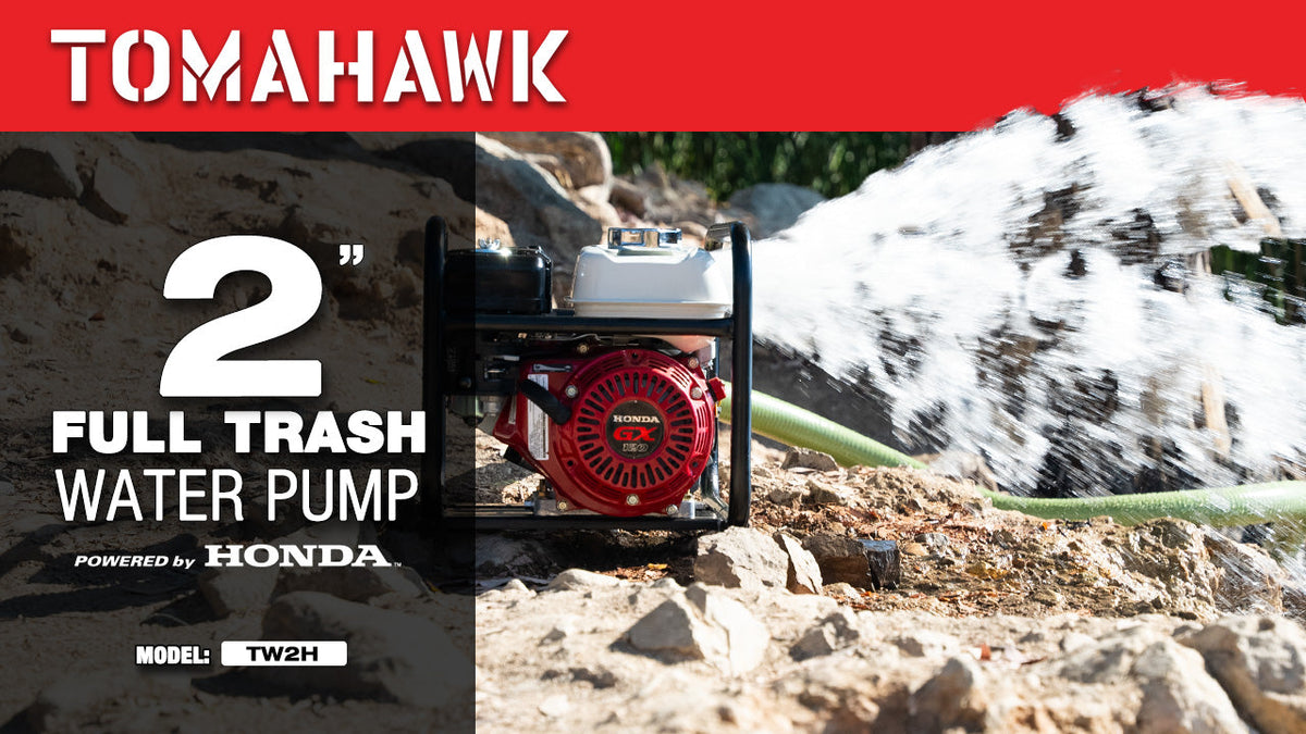 2 Inch Trash Water Pump 164 GPM 3.5HP GX120 powered by Honda Portable Utility - view 4