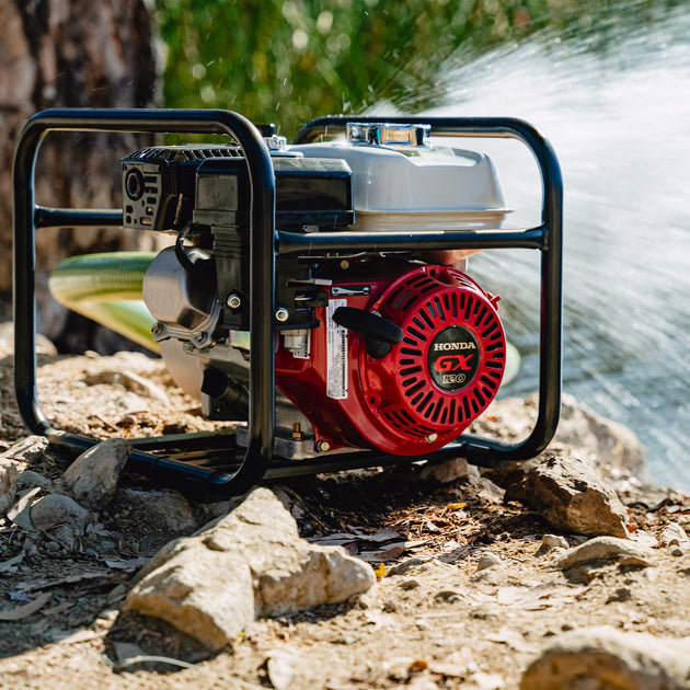 2 Inch Trash Water Pump 164 GPM 3.5HP GX120 powered by Honda Portable Utility - view 2