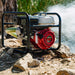 2 Inch Trash Water Pump 164 GPM 3.5HP GX120 powered by Honda Portable Utility - view 2