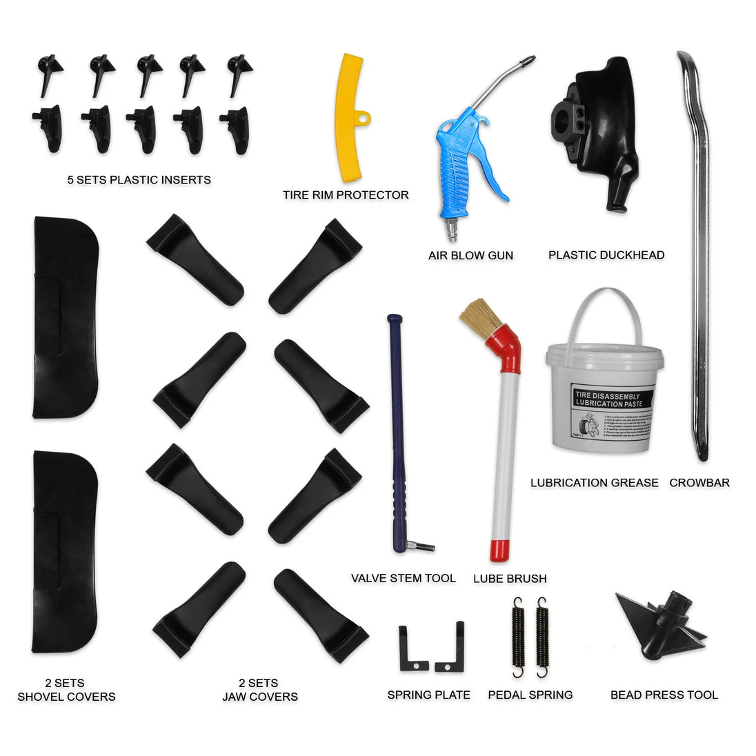 MechMaxx High Performance Tilt Back Tire Changer Wheel Balancer Bundle, TC9682, WB857 - view 3
