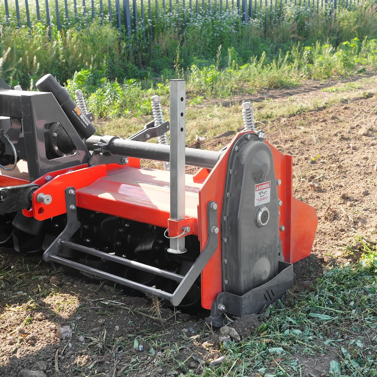 MechMaxx 90 in Heavy Duty Rotary Tiller, 3 Point Hitch Cat.2, Gear Drive, PTO Shaft Included with Slip Clutch, 50-90 HP, HRT90 - view 8