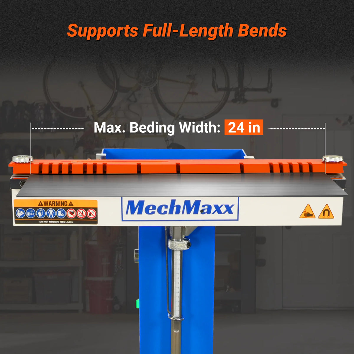 MechMaxx 24" Magnetic Pan and Box Sheet Metal Brake — MSMB650E