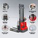 MechMaxx 2640lbs Electric Straddle Stacker, 138" Lift, Adjustable Legs & Forks, F26-138SLA - view 6