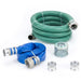 2-Inch Trash Pump Hose Kit Heavy-Duty Suction and Discharge Set