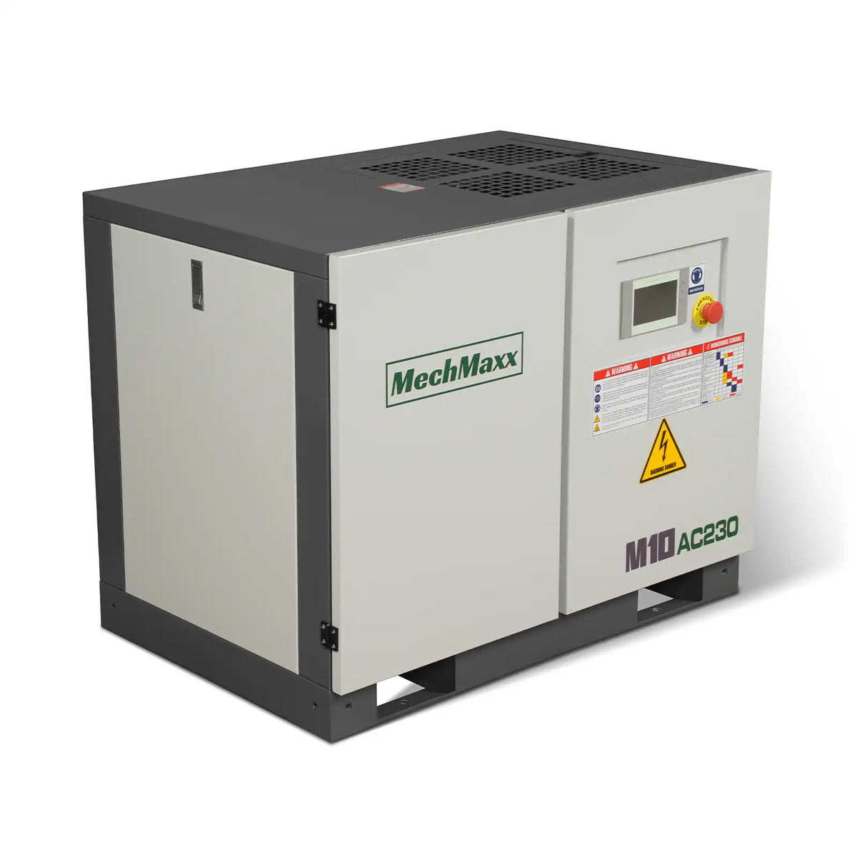 MechMaxx 10HP Rotary Screw Air Compressor - 32 CFM, 116 PSI, 230V 3-Phase | Industrial-Grade - view 2