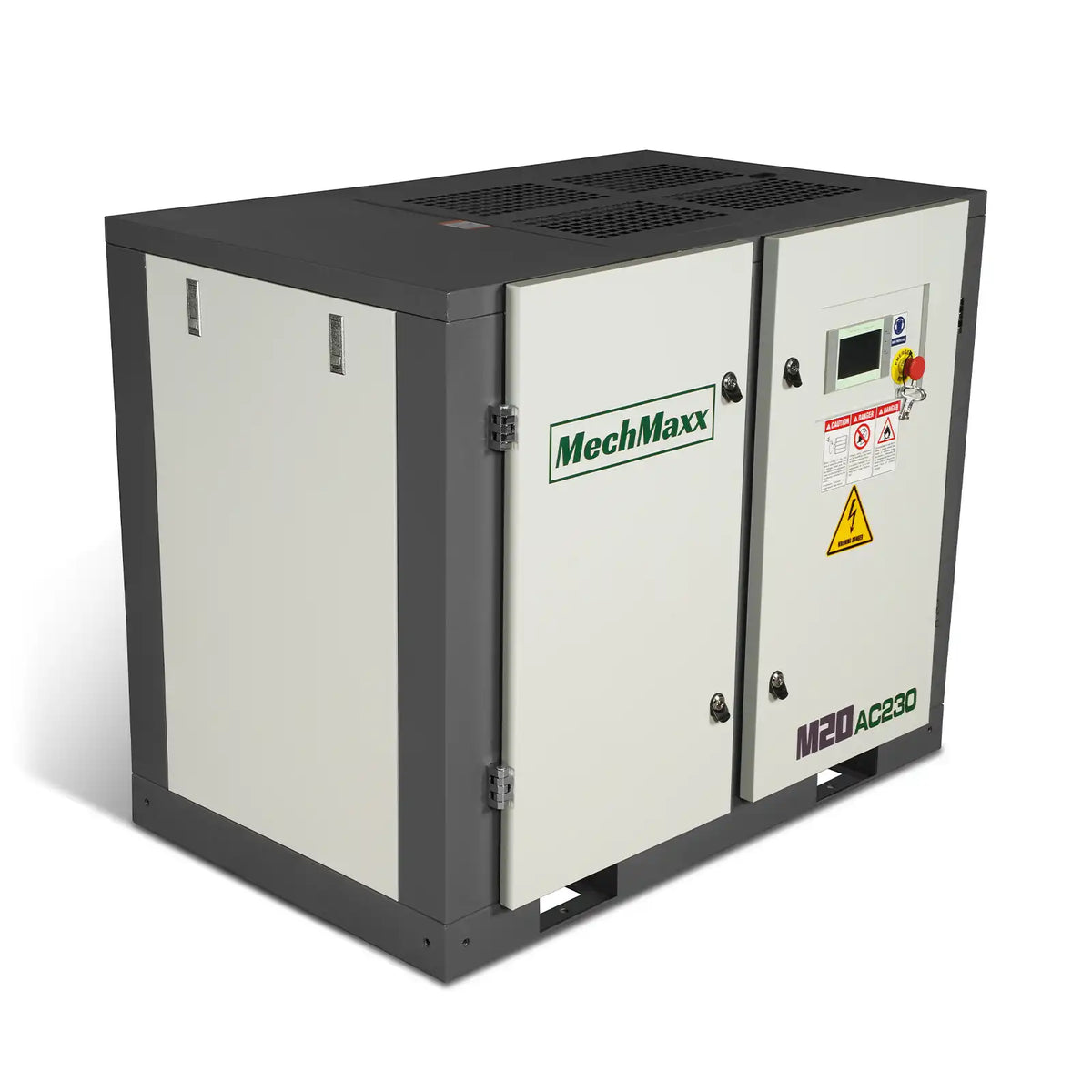 MechMaxx 20HP Rotary Screw Air Compressor - 78 CFM, 116 PSI, 230V 3-Phase | Industrial-Grade - view 2