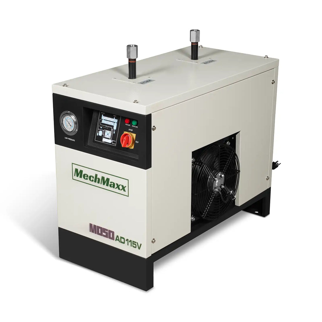 MechMaxx High Inlet Refrigerated Air Dryer 50 CFM, Max 176°F Inlet Temperature Compressed Air Dryer, 120V 0.6KW, 35.6°F Dew Point, Max 145 PSI, Dual Electronic & Manual Drain, Intelligent Control - view 2
