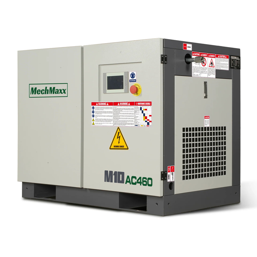 MechMaxx 10HP Rotary Screw Air Compressor - 32 CFM, 116 PSI, 460V 3-Phase | Industrial-Grade - view 8