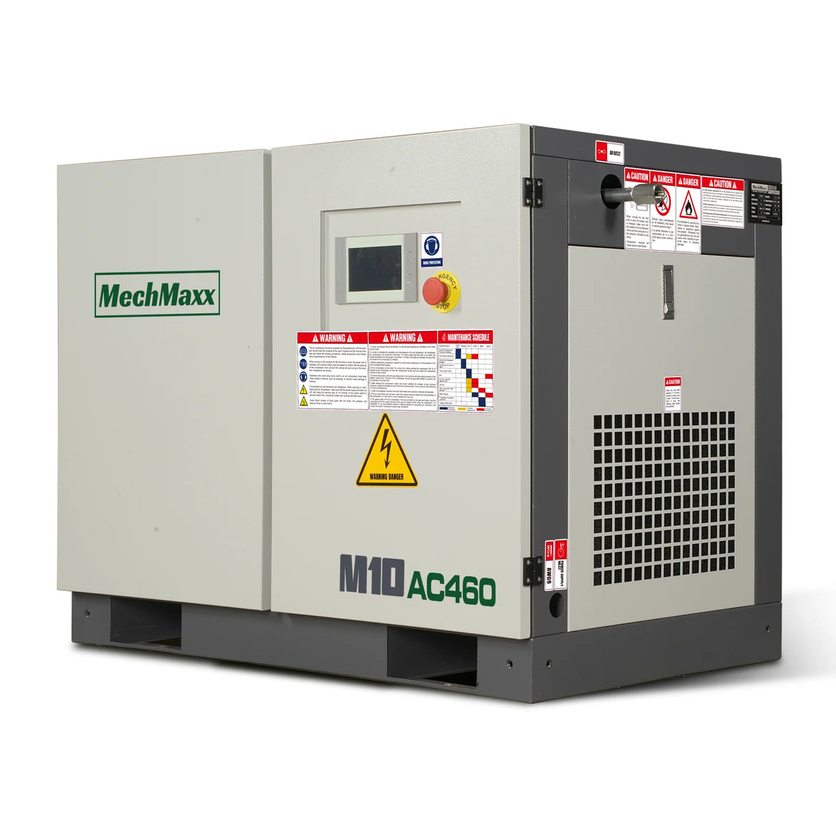MechMaxx 10HP Rotary Screw Air Compressor - 32 CFM, 116 PSI, 460V 3-Phase | Industrial-Grade - view 8