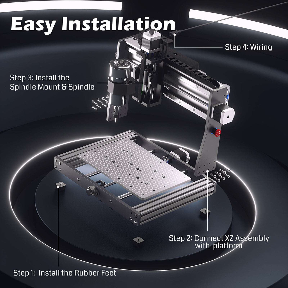 3020-PRO MAX V2 CNC router for metal carving and cutting