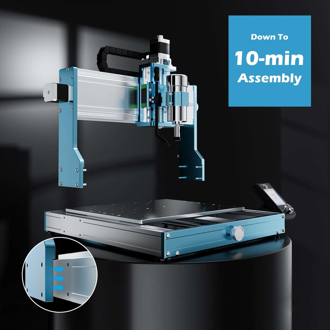 3030-PROVer Ultra desktop CNC router for metalworking
