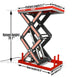 MechMaxx 4,400 lb Electric Hydraulic Double Scissor Lift Table — ELTD44
