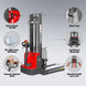 MechMaxx 3300lbs Electric Straddle Stacker, 118" Lift, Adjustable Legs & Forks, F33-118SLA - view 6