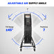 MechMaxx 59" Portable Industrial Floor Fan, Tiltable — Variable-Speed PMSM Motor
