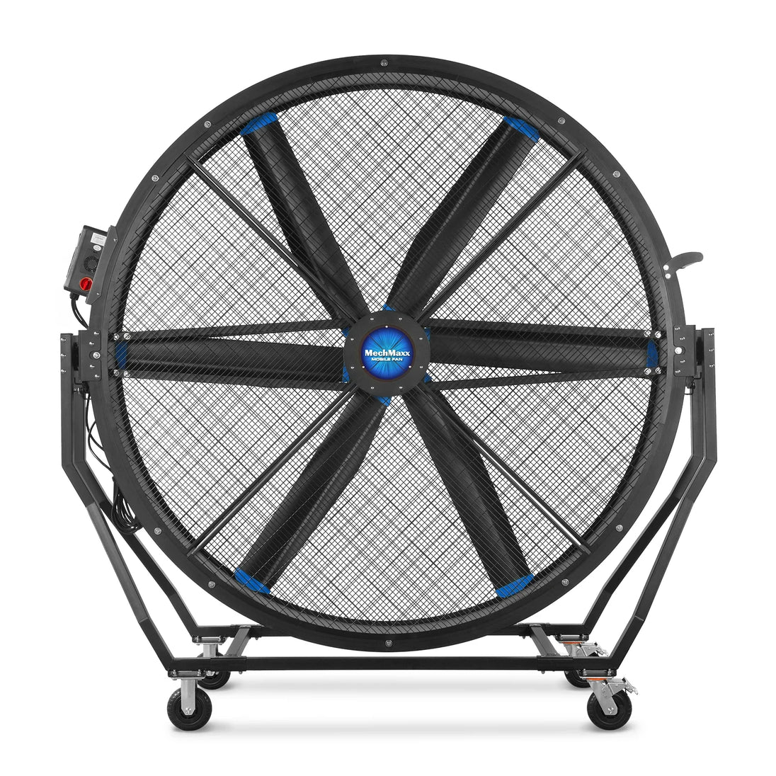 MechMaxx 79" Portable Industrial Floor Fan, Tiltable — Variable-Speed PMSM Motor