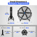 MechMaxx 79" Portable Industrial Floor Fan, Tiltable — Variable-Speed PMSM Motor