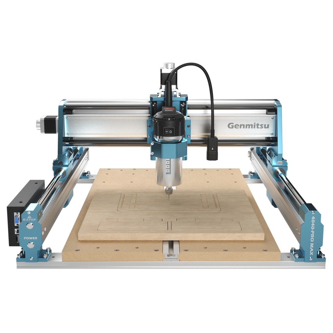 4040-PRO MAX CNC router machine, 710W spindle, linear rail