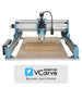 4040-PRO MAX CNC machine with 710W trimmer