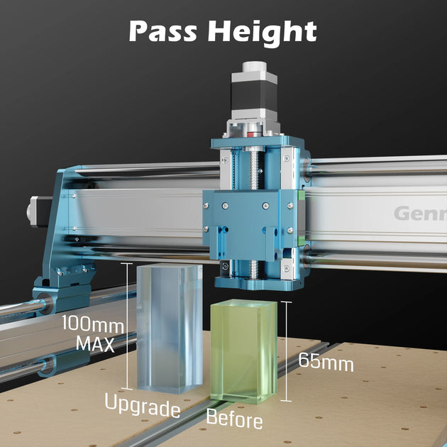 4040-PRO MAX CNC router machine, 710W spindle, linear rail